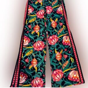 Trina Turk Floral Wide-Leg Pants
